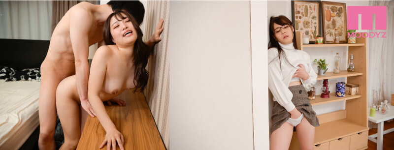 薄壁から聞こえる隣人の爆音ピストンSEXに欲情して逆夜●いNTR 結城りの