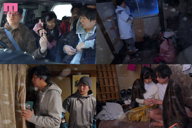 雪山遭難NTR ～カレを見失い吹雪の中、チャラ男と体温を分け合い中出しされ続けた13時間～ 穂花あいり