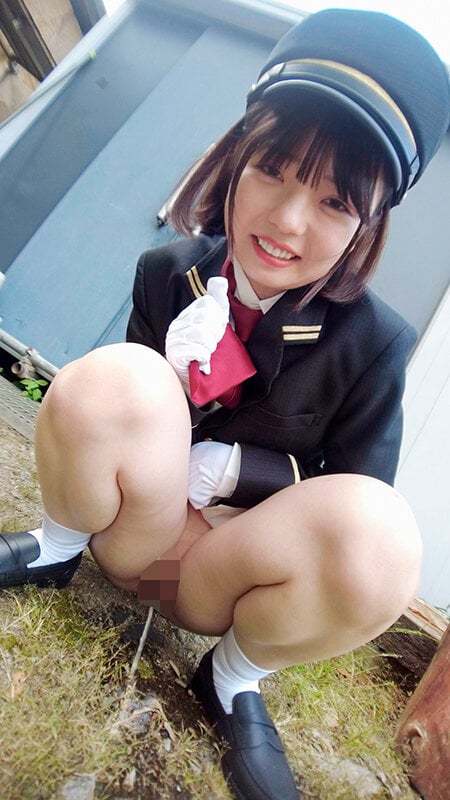 ごっくん駅員さん ショートカット鉄道おしゃぶり娘と精飲デート