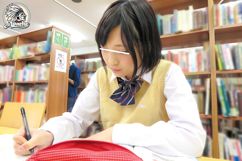 図書館固定媚薬バイブ拘束痴● 女子校生中出しVer.