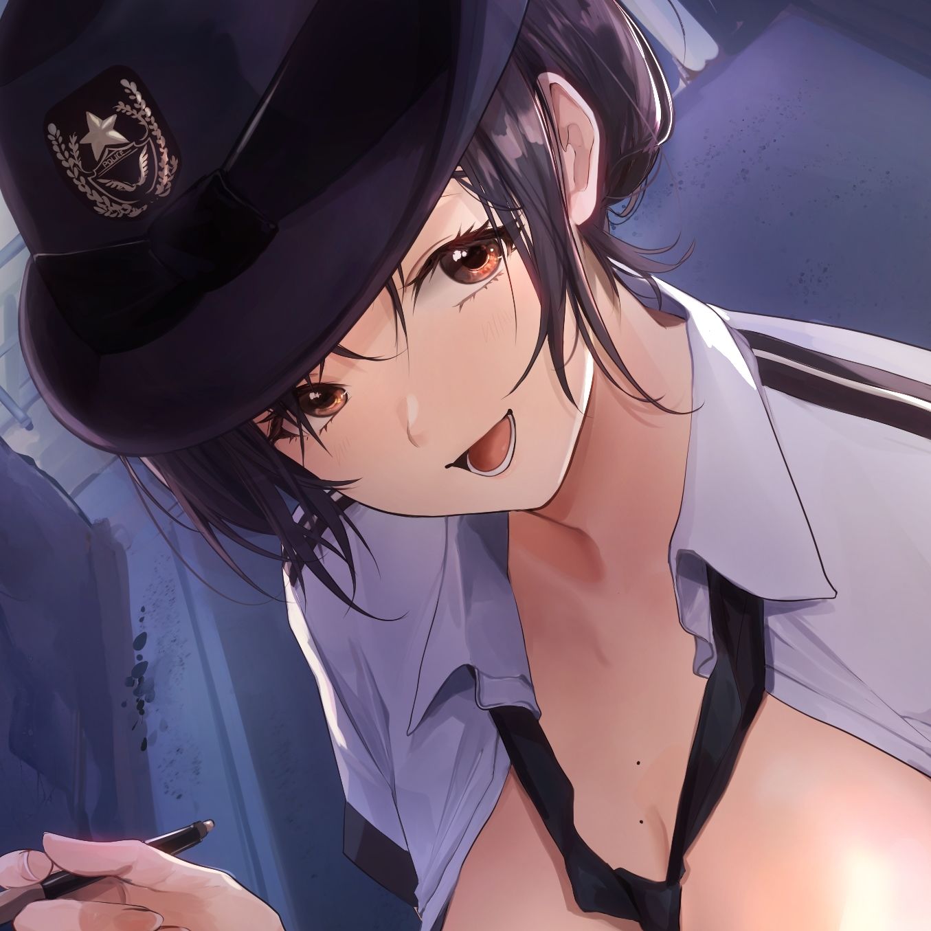 【KU100】痴女ポリスの取り調べ搾精えっち 〜職質のつもりがパトカーでカーセックス始まりました♪〜【miniシリーズ】