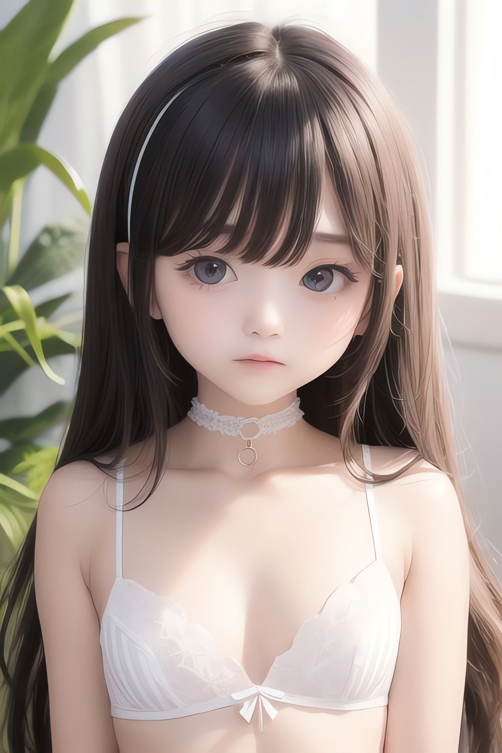 純白の美少女AIイラスト集リアル 1