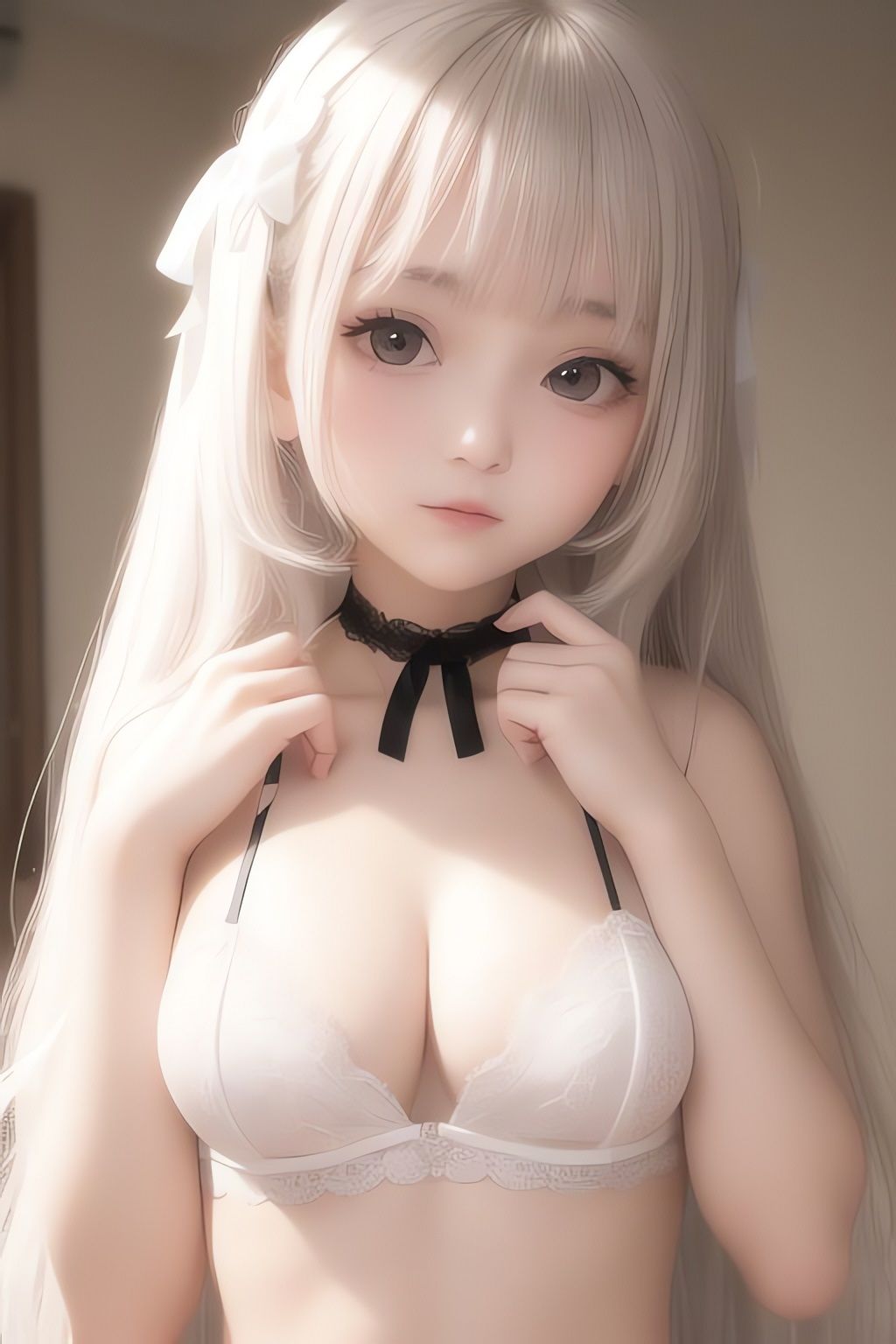 純白の美少女AIイラスト集リアル2