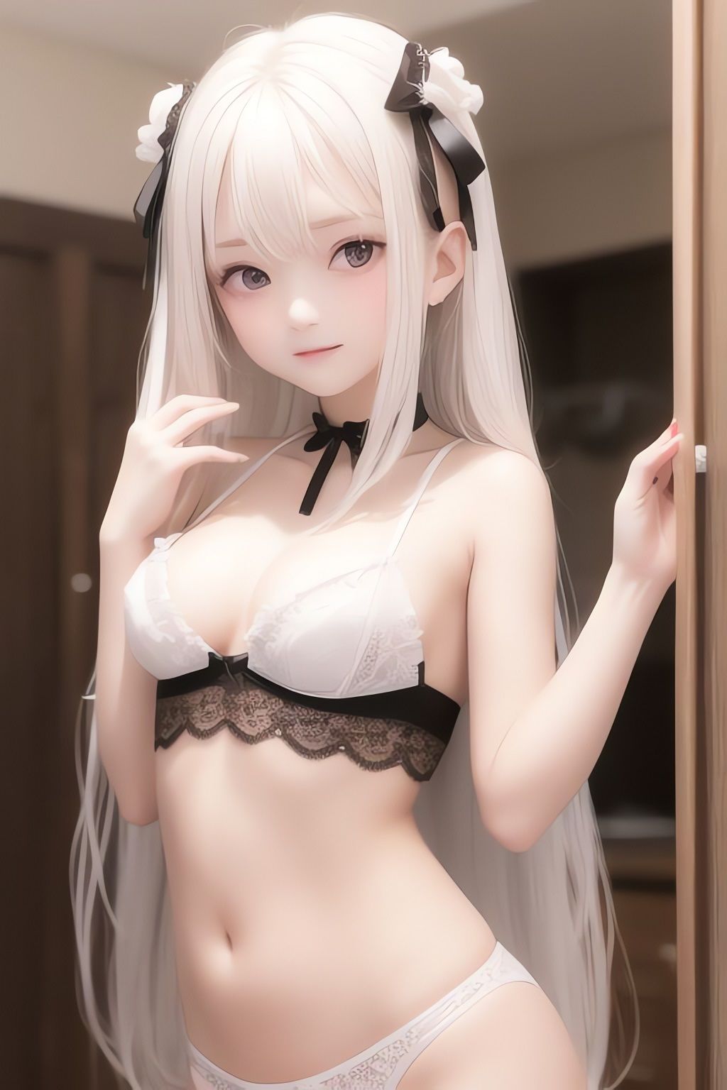 純白の美少女AIイラスト集リアル2