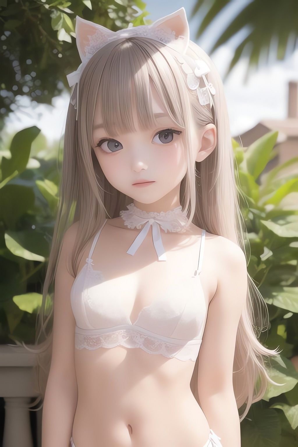 純白の美少女AIイラスト集リアル2