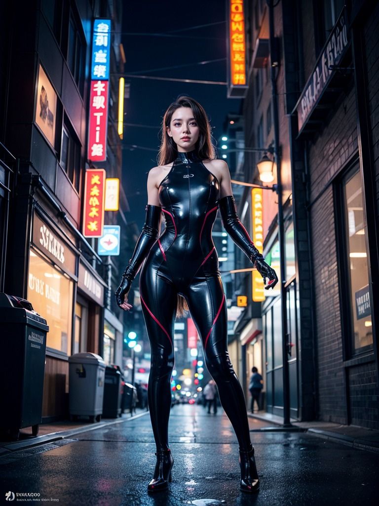 サイバーパンク美女