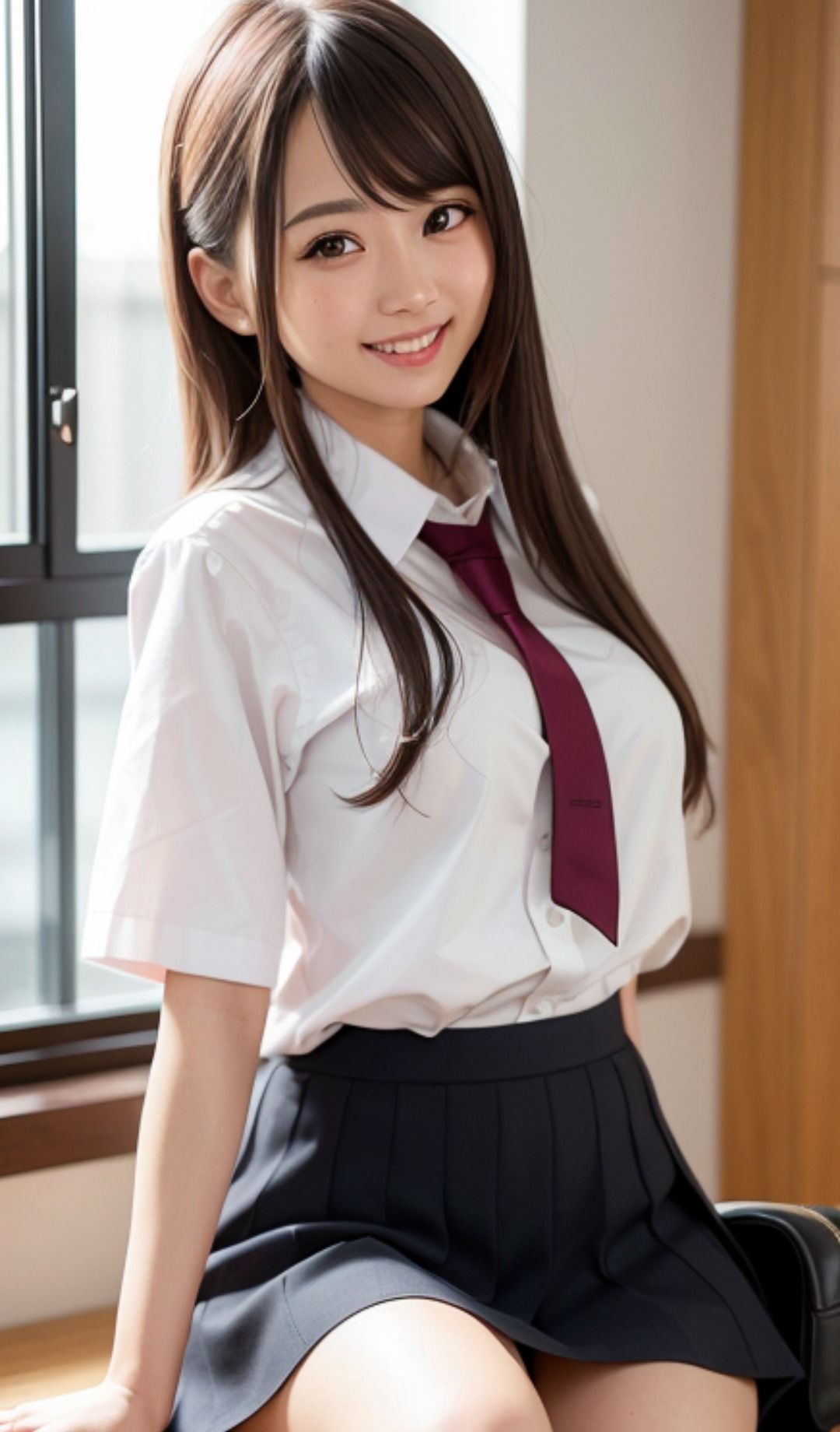 AI美女wearing〜厳選合格シリーズ21〜激かわJKコススペシャル2 合格japanese日本人 美人 美少女 女子校生 女子校生 学校 学園 制服 生徒 教師 グラビア写真集 アイドル 可愛い 激カワ 非エロ 巨乳 並乳 むちむち スポーツ コスプレ AI生成