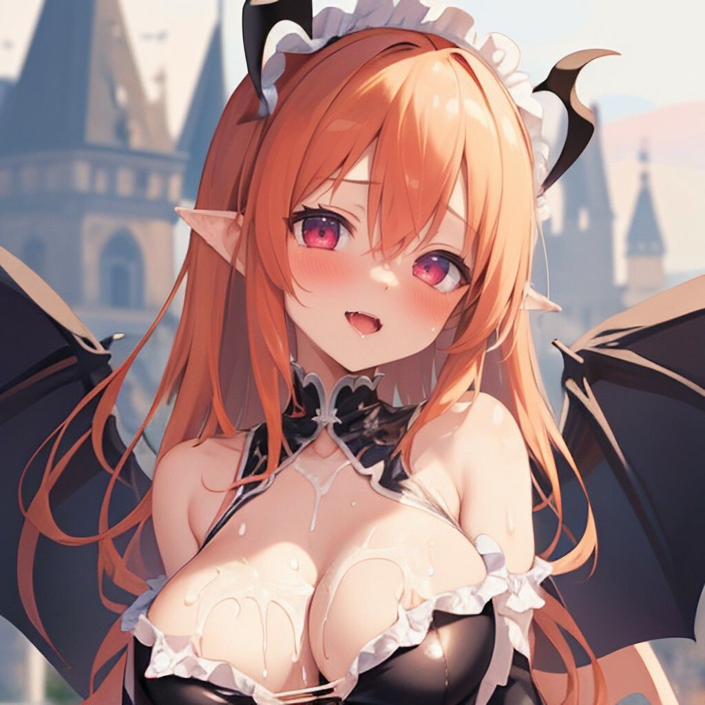 おっぱいぶっかけな悪魔っ娘さん