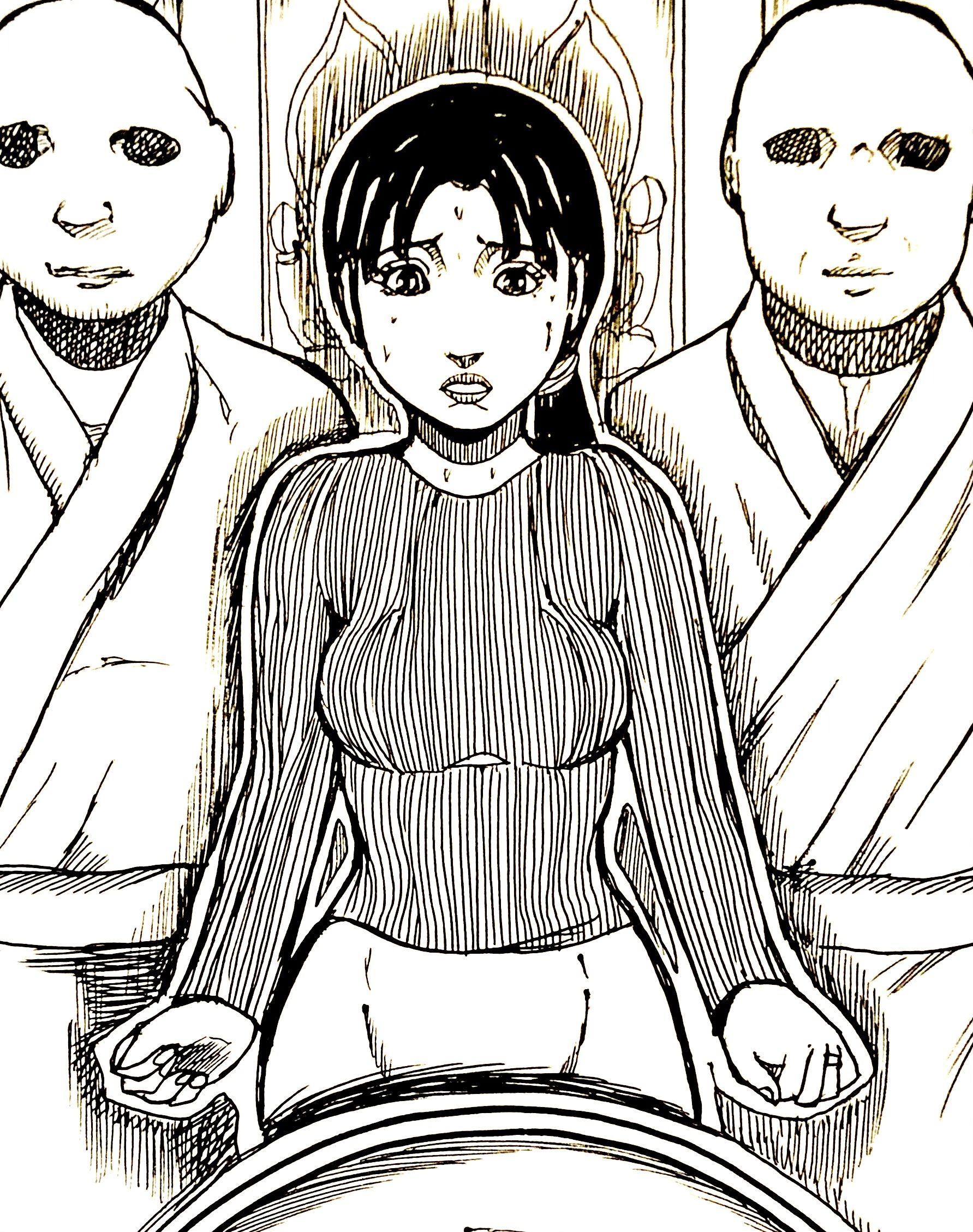 とある施設。ひと月ぶりの妻との再会。