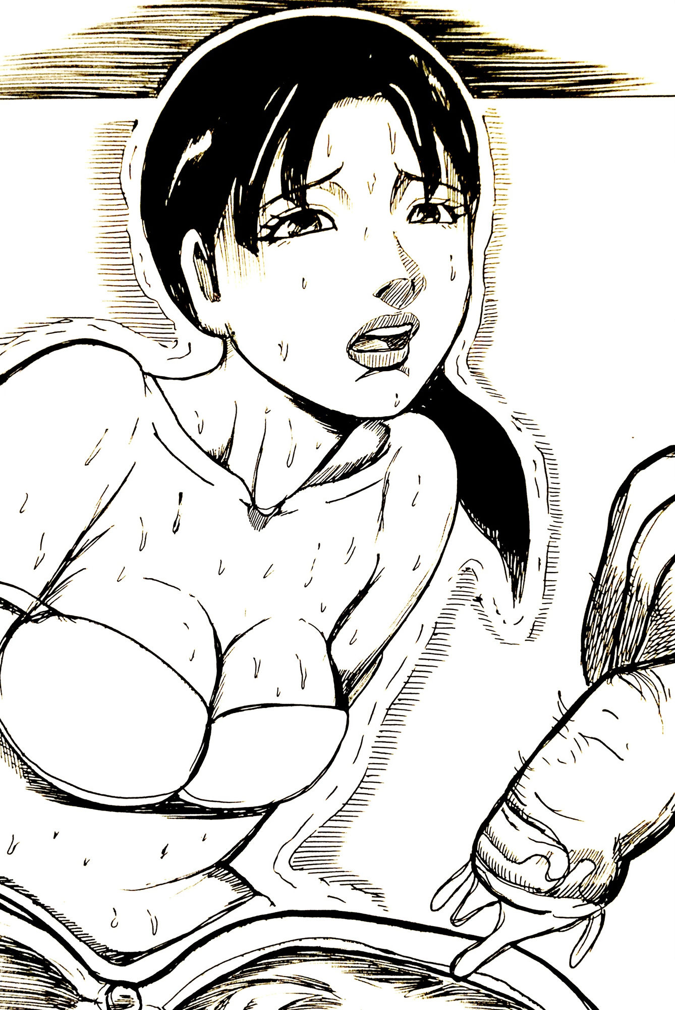 とある施設。ひと月ぶりの妻との再会。