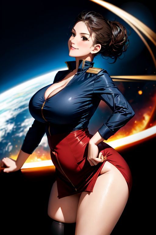爆乳AIキャビンアテンダント1