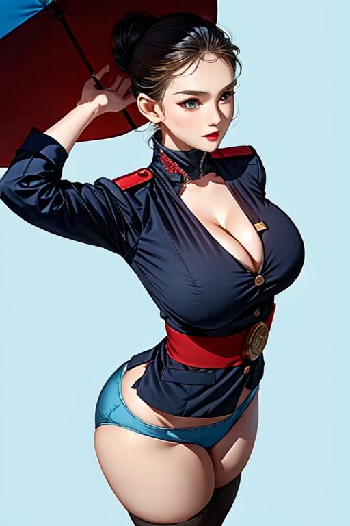爆乳AIキャビンアテンダント1