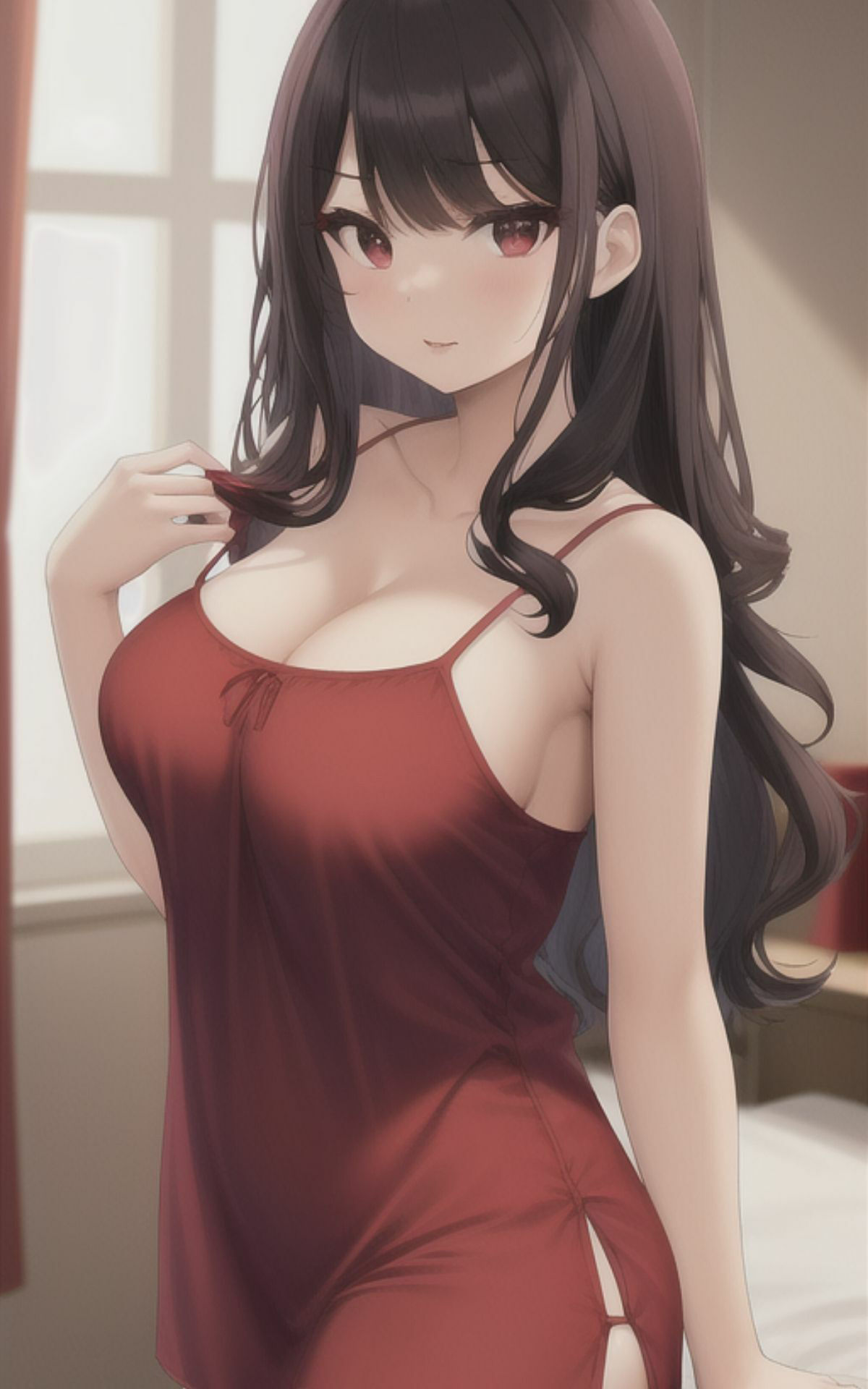 AI美女イラストvol.22僕の彼女とランジェリー