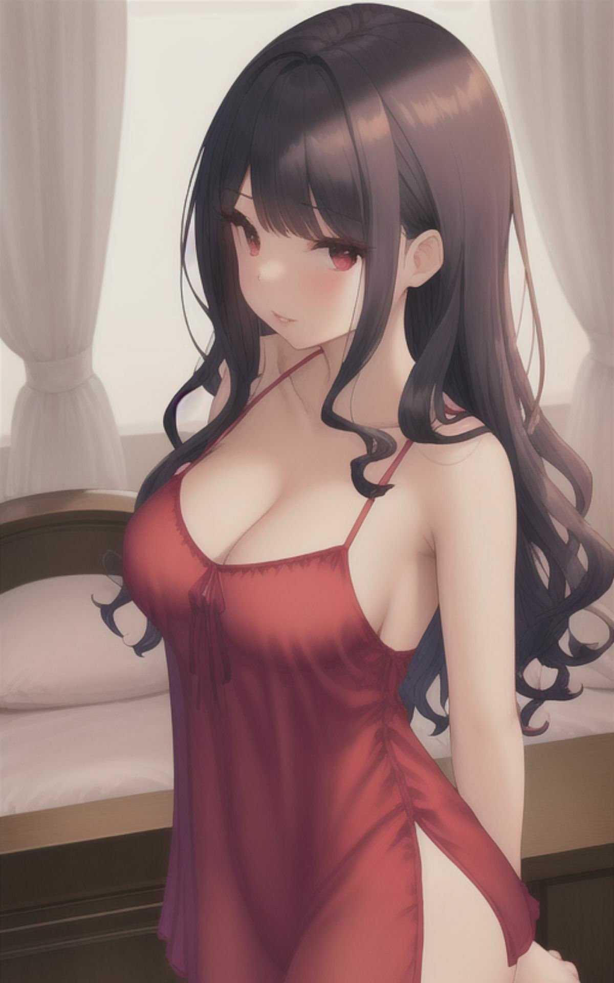 AI美女イラストvol.22僕の彼女とランジェリー