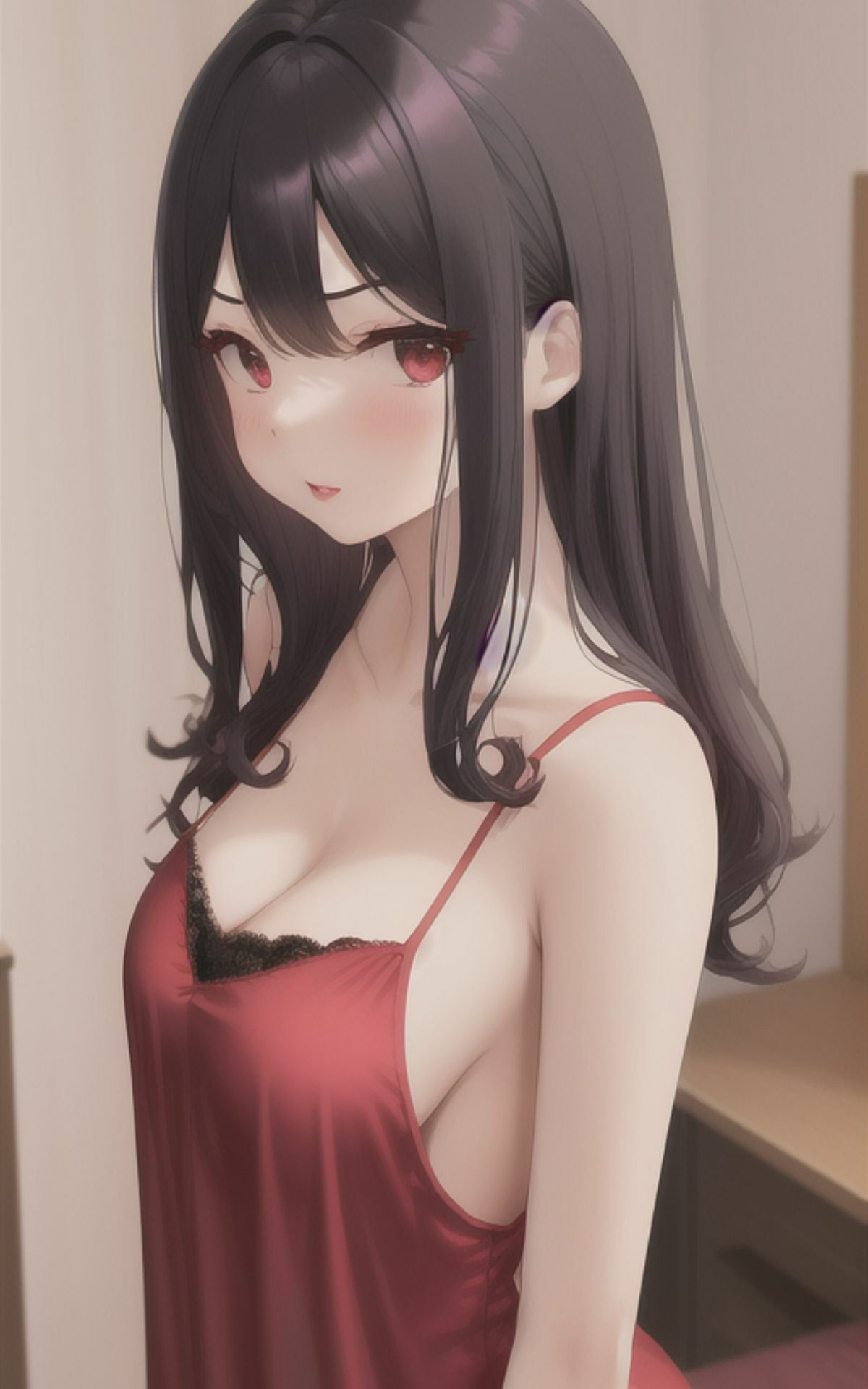 AI美女イラストvol.22僕の彼女とランジェリー