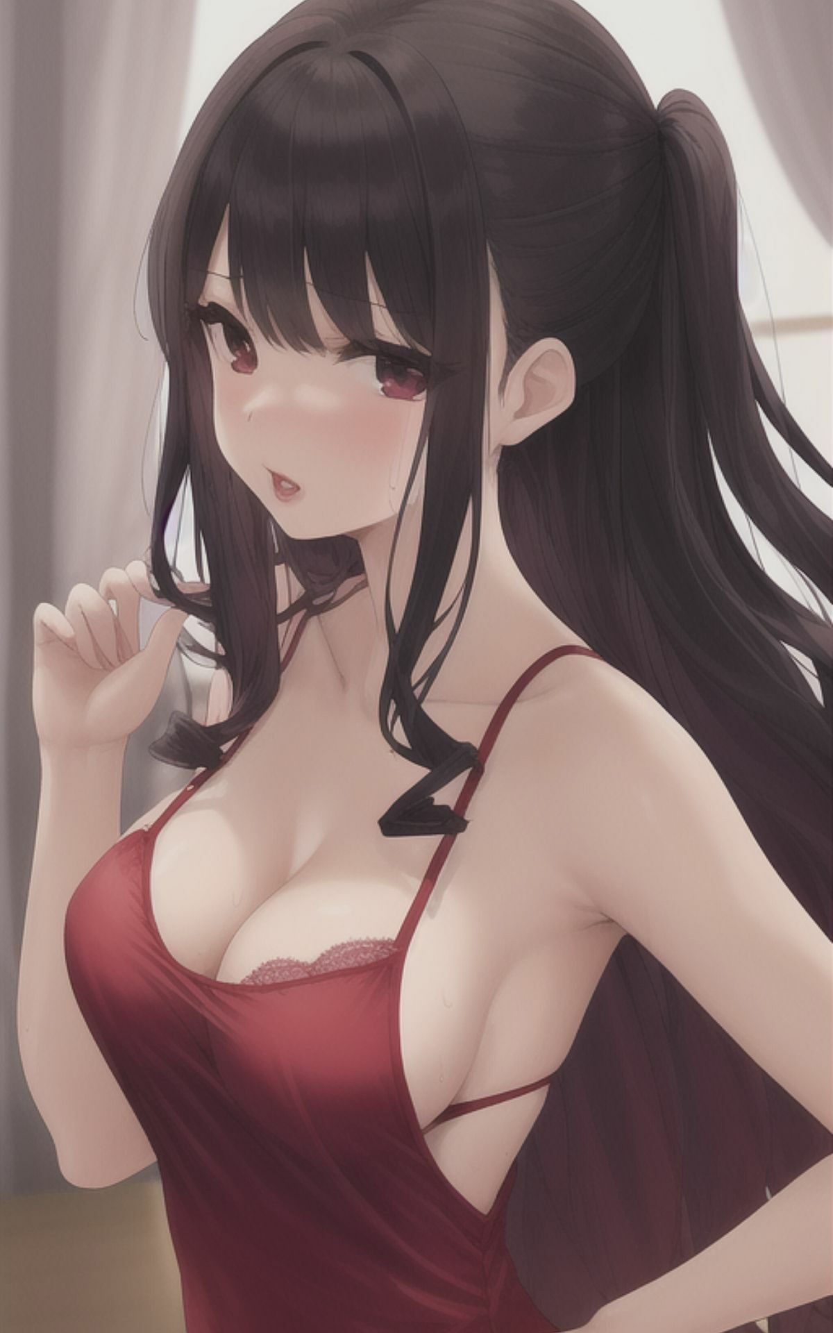 AI美女イラストvol.22僕の彼女とランジェリー
