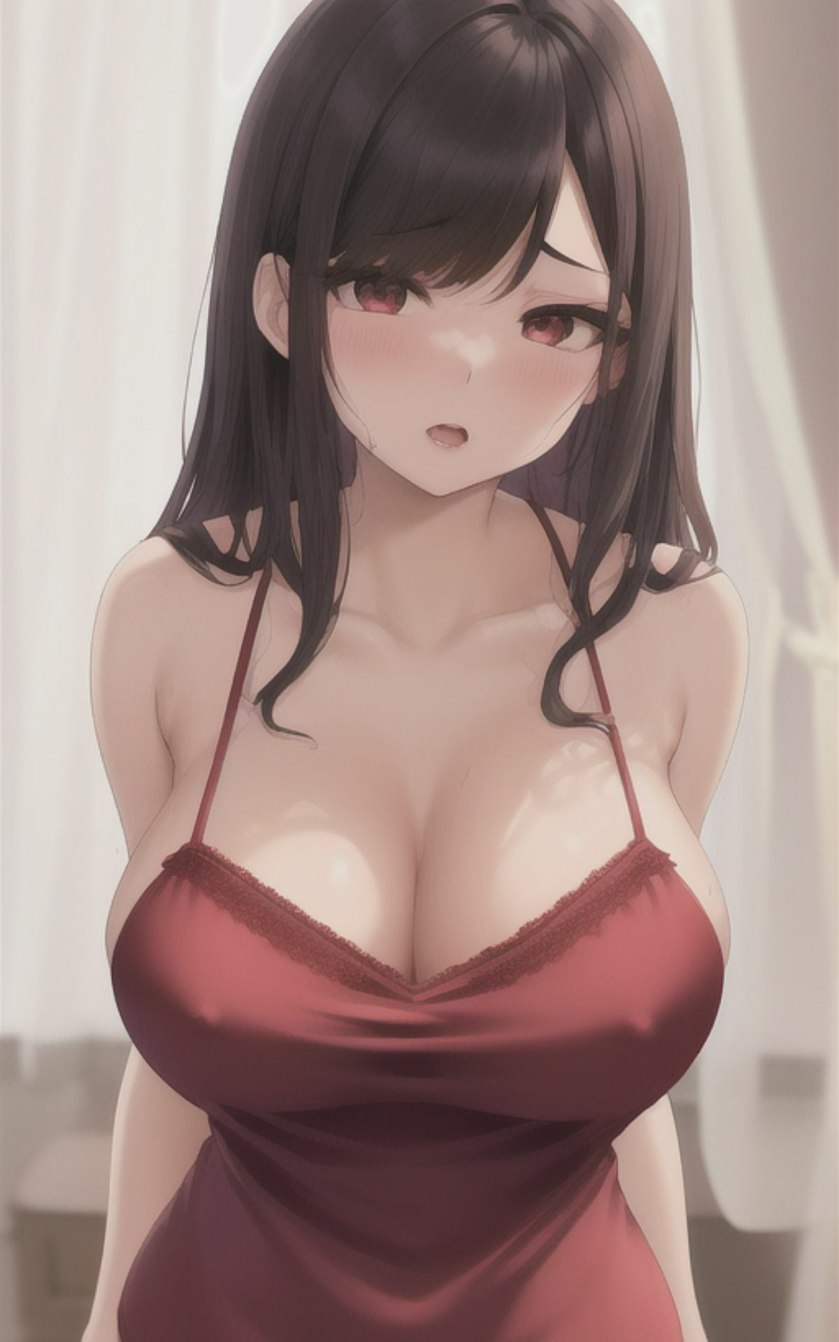 AI美女イラストvol.22僕の彼女とランジェリー