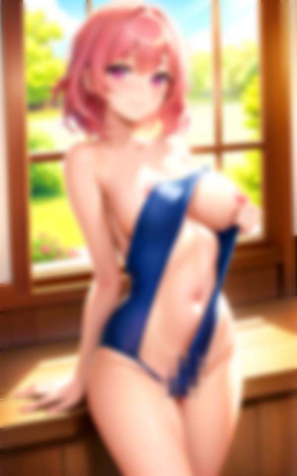 ロッカールームでお着替え中のスク水美少女 生着替え