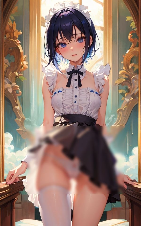 いろいろ見えちゃってますよね「恥ずかしいです」