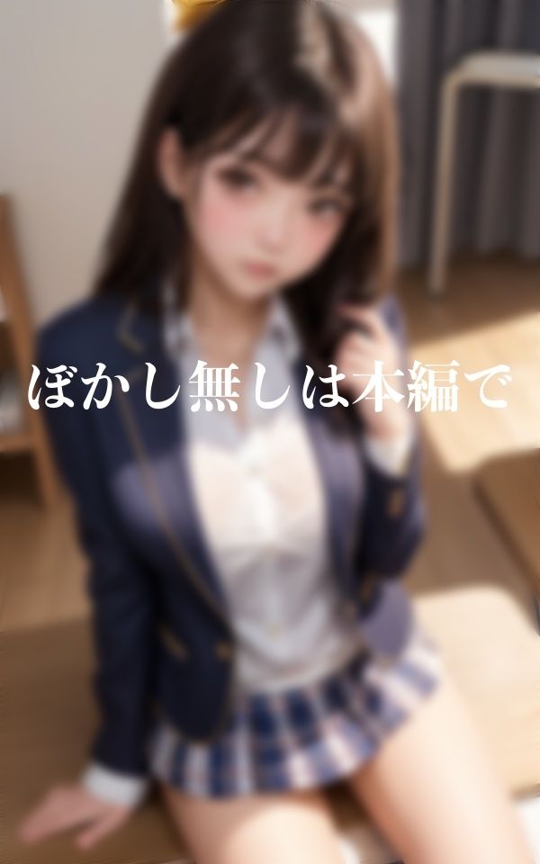 制服美少女の純白パンツが染みてきて...