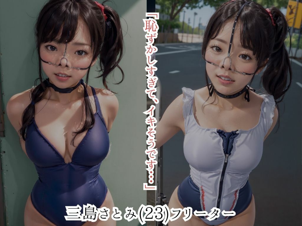 鼻フック女〜スク水着衣編〜
