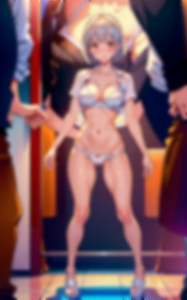 【電車で下着】遅刻しそうで服を忘れた女子大生が下着を露出したまま乗車・・・