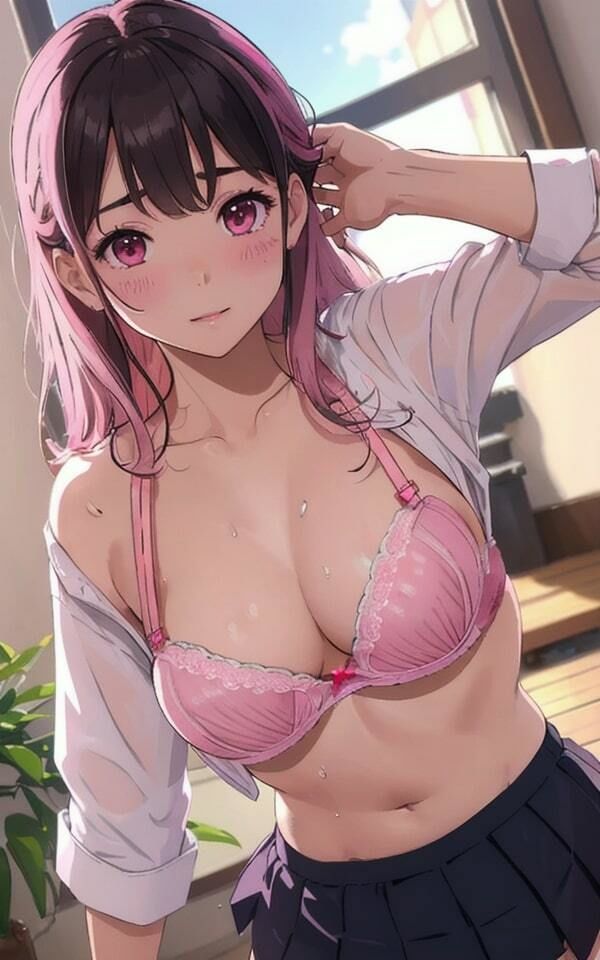 羞恥 制服コスプレ下着美女