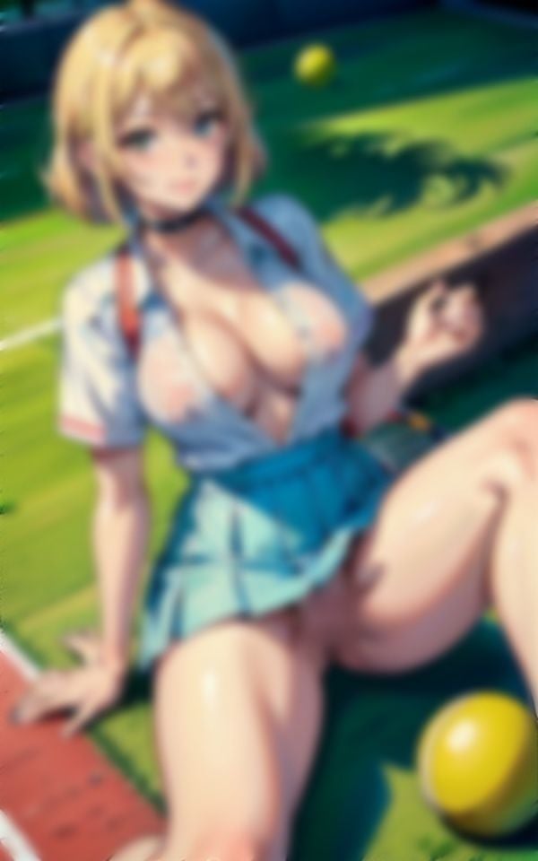 テニスで乳首！大学サークルでテニス部のGカップのおっぱいを見透かす特集