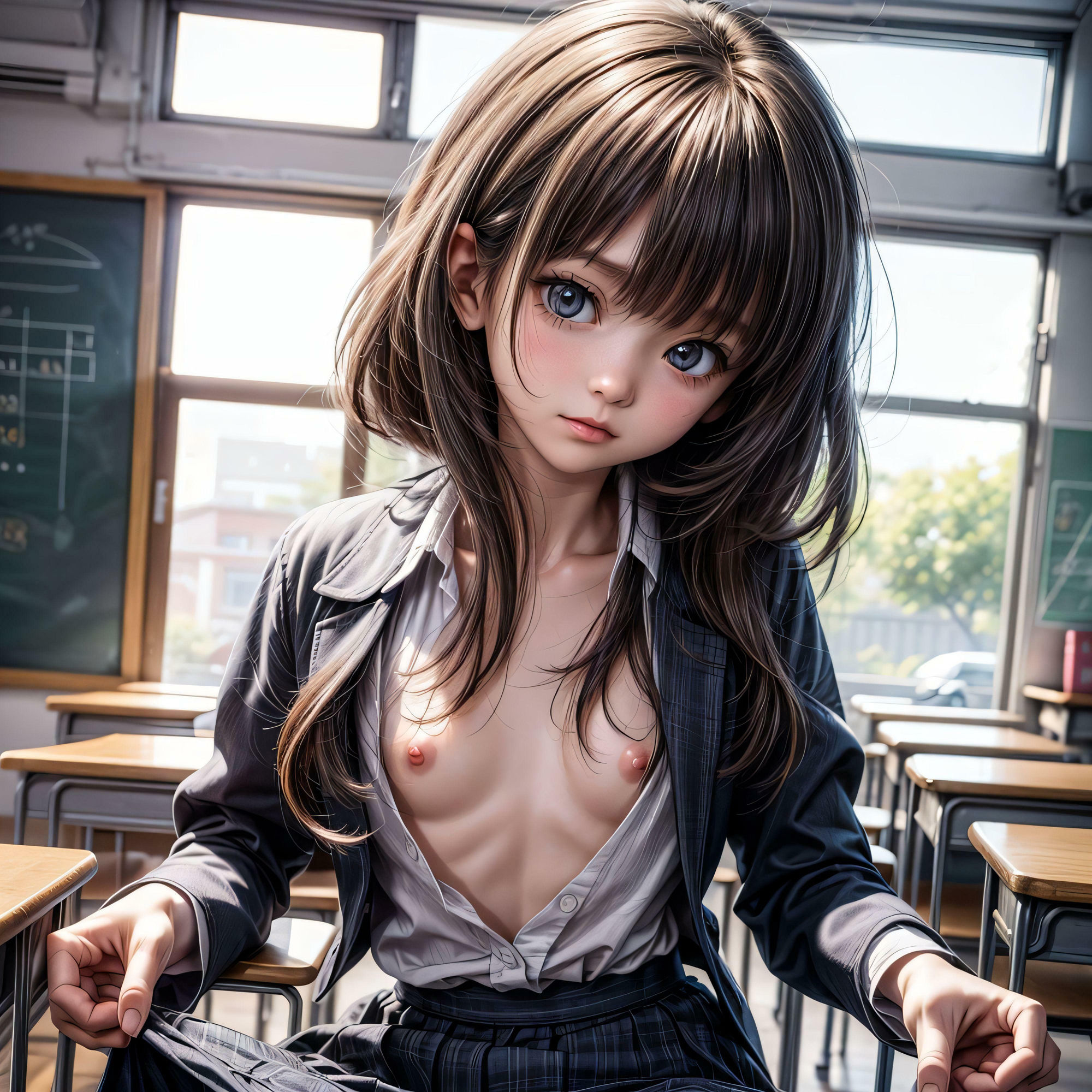 教室でえっちしよ