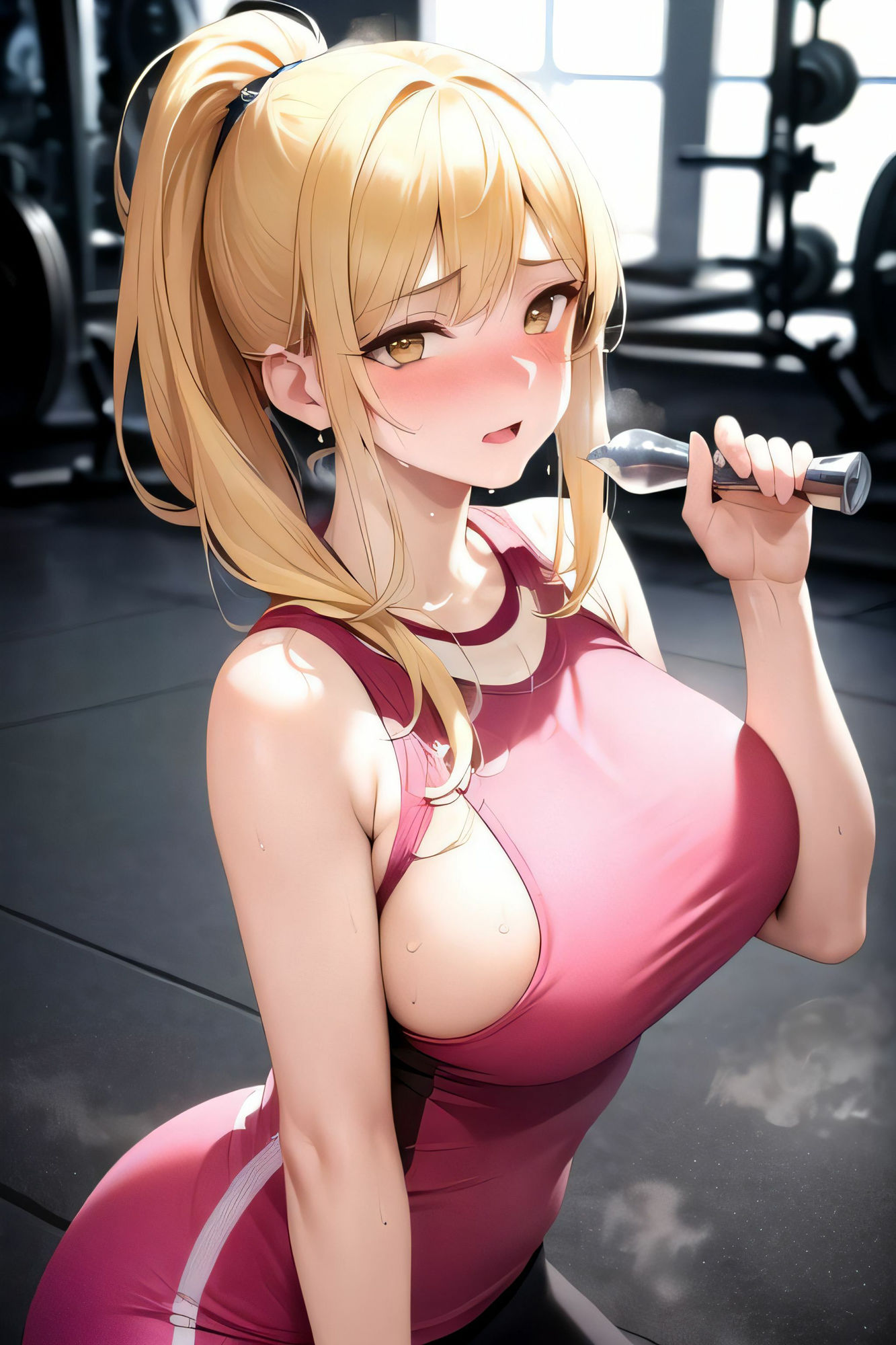 ノーモザイク！ジムのお姉さんの誘惑