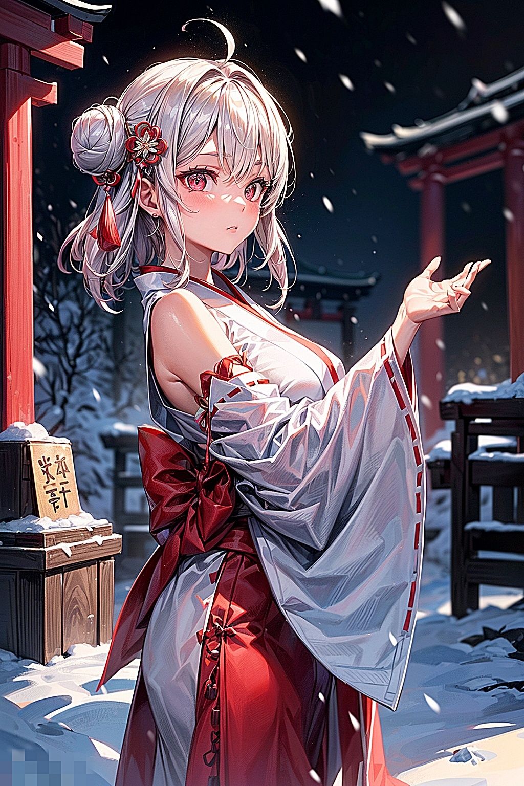 巫女がやさしくしてあげる