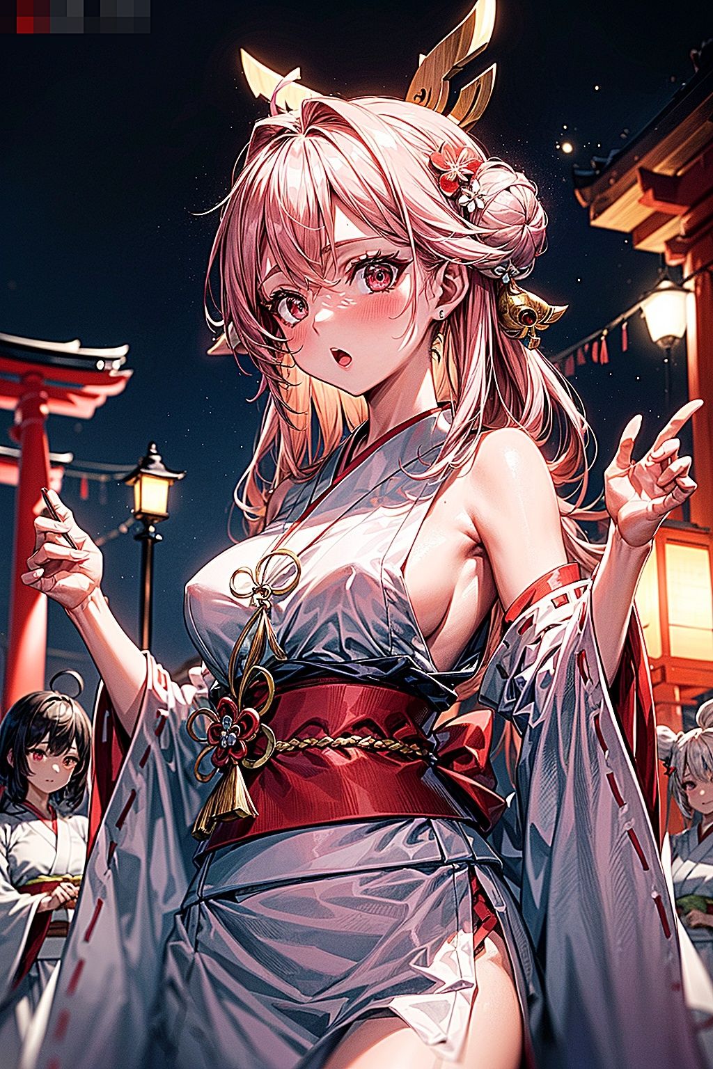 巫女がやさしくしてあげる