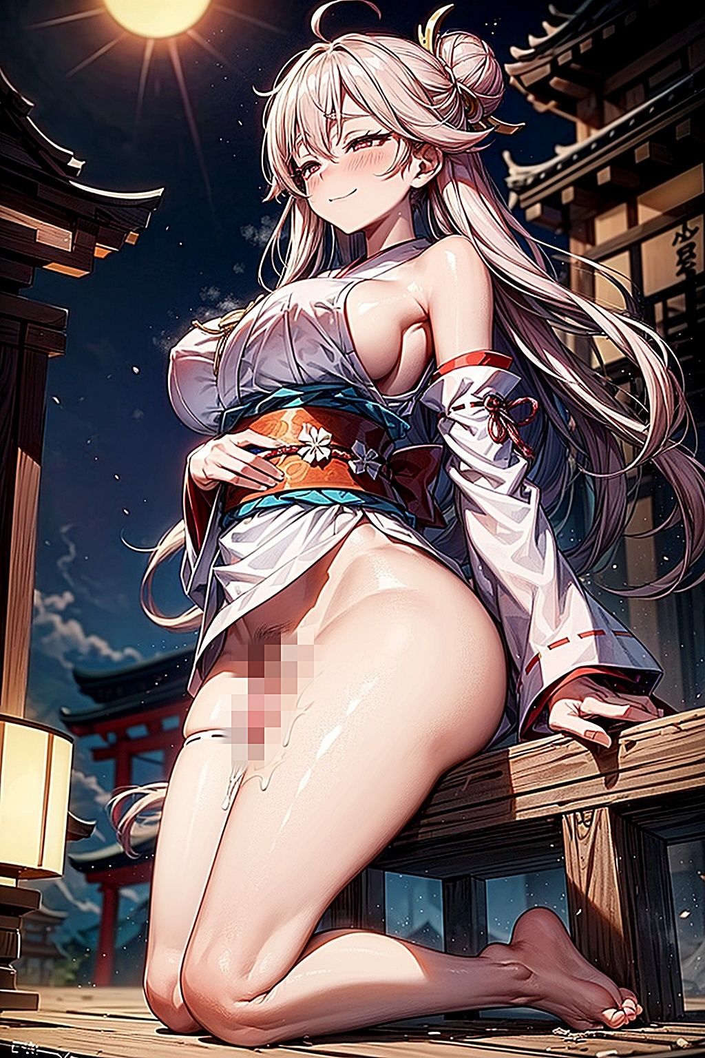 巫女がやさしくしてあげる