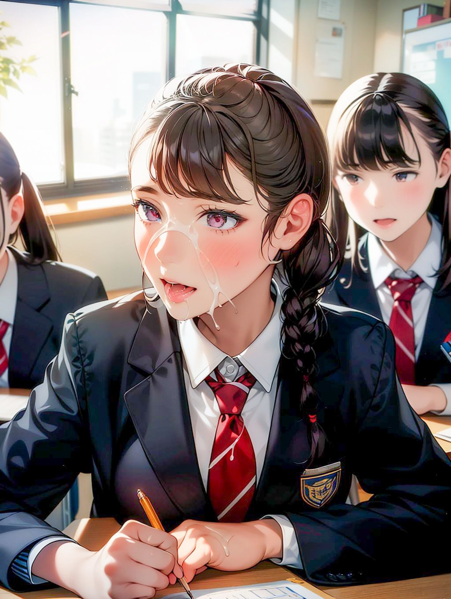 ムラムラしたらいつでも女子校生にぶっかけて良い世界