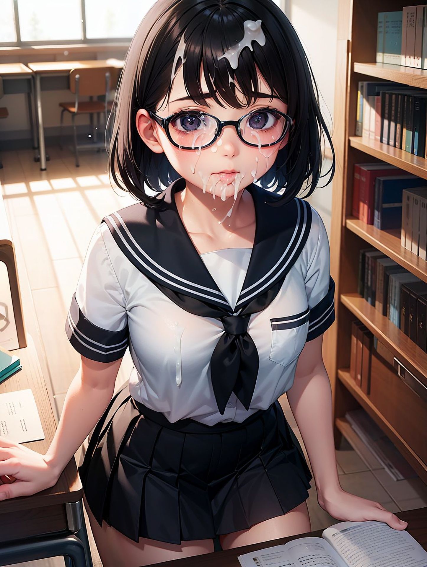 ムラムラしたらいつでも女子校生にぶっかけて良い世界