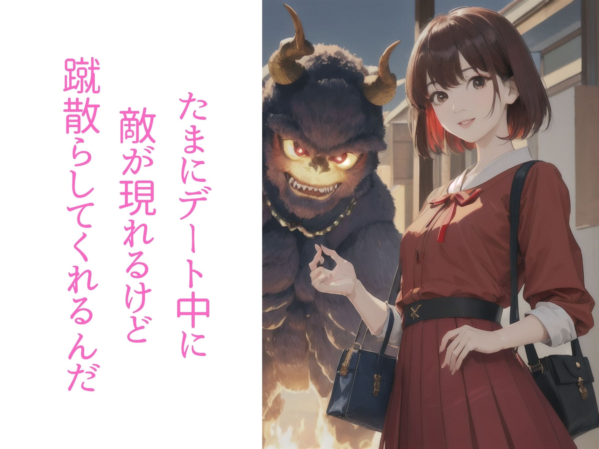 僕のカノジョは戦隊ヒーローだったのに敵の抽出液のせいでサキュバスにされてしまった