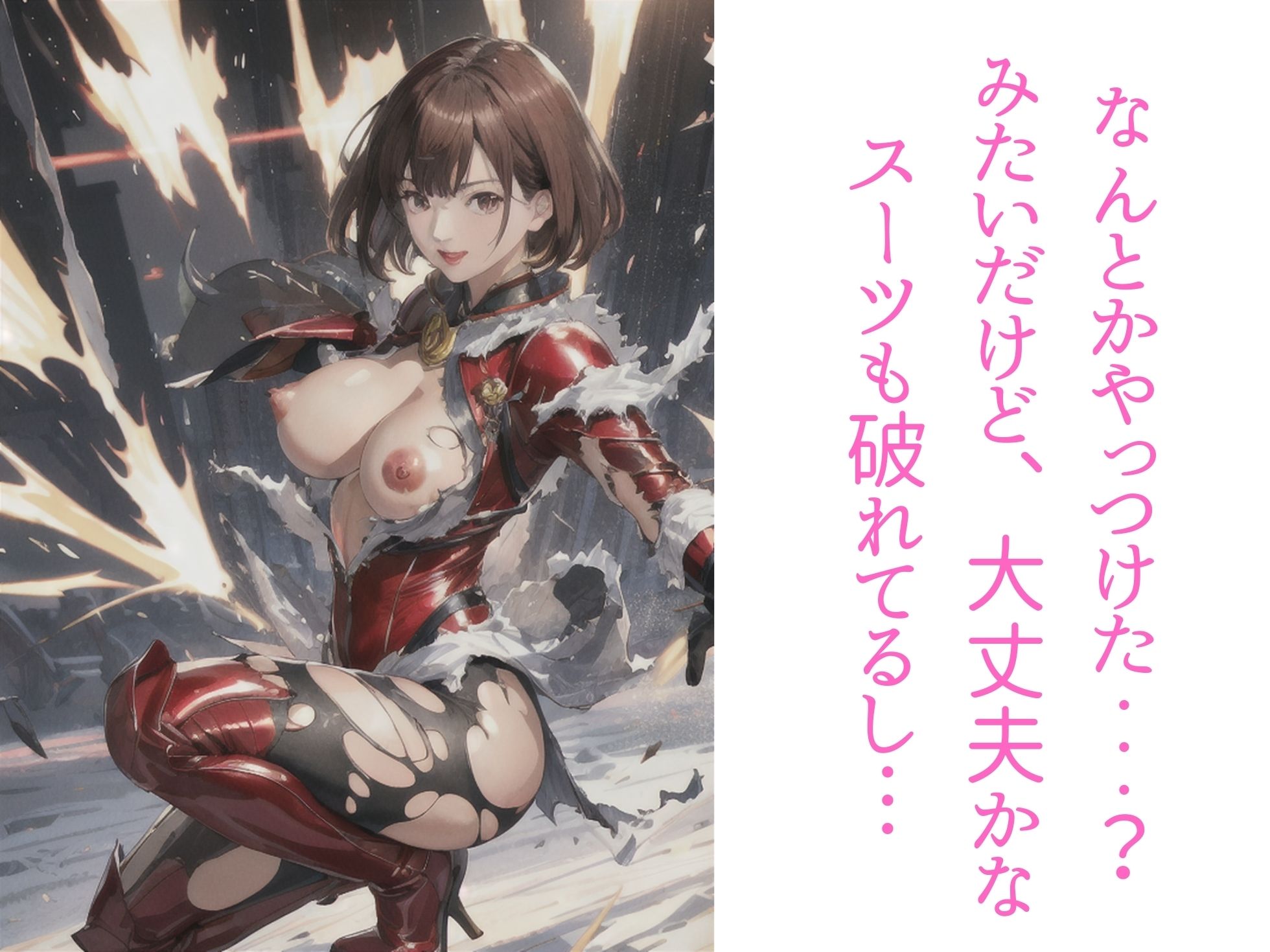 僕のカノジョは戦隊ヒーローだったのに敵の抽出液のせいでサキュバスにされてしまった