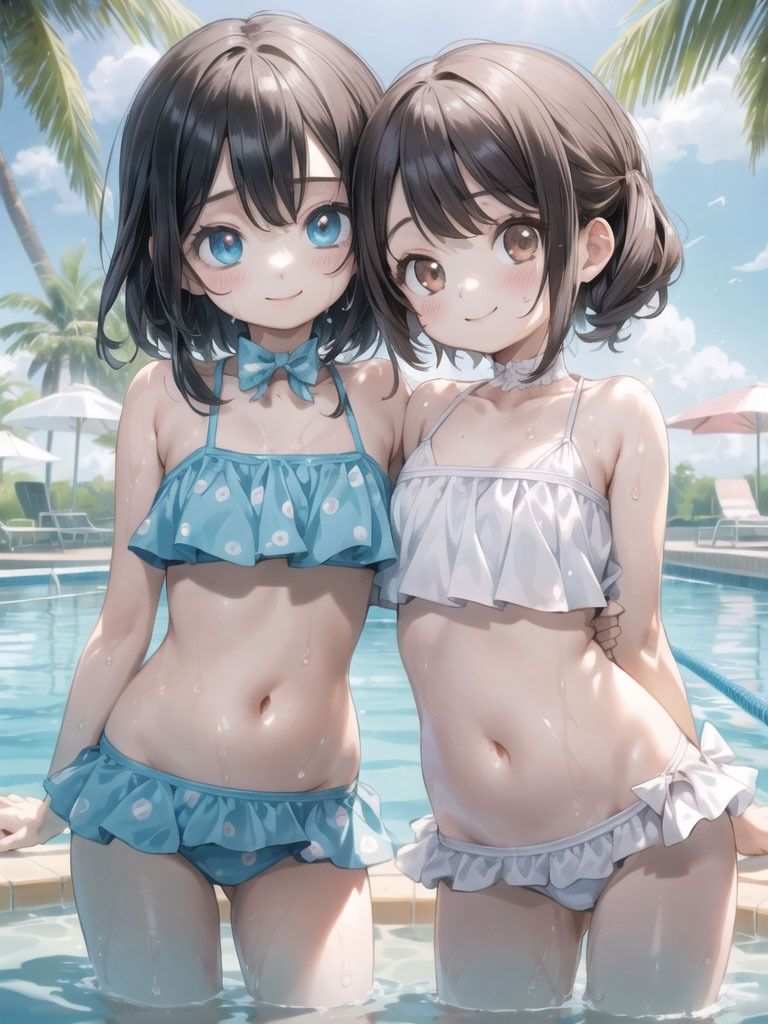 水着 少女 AIイラスト集