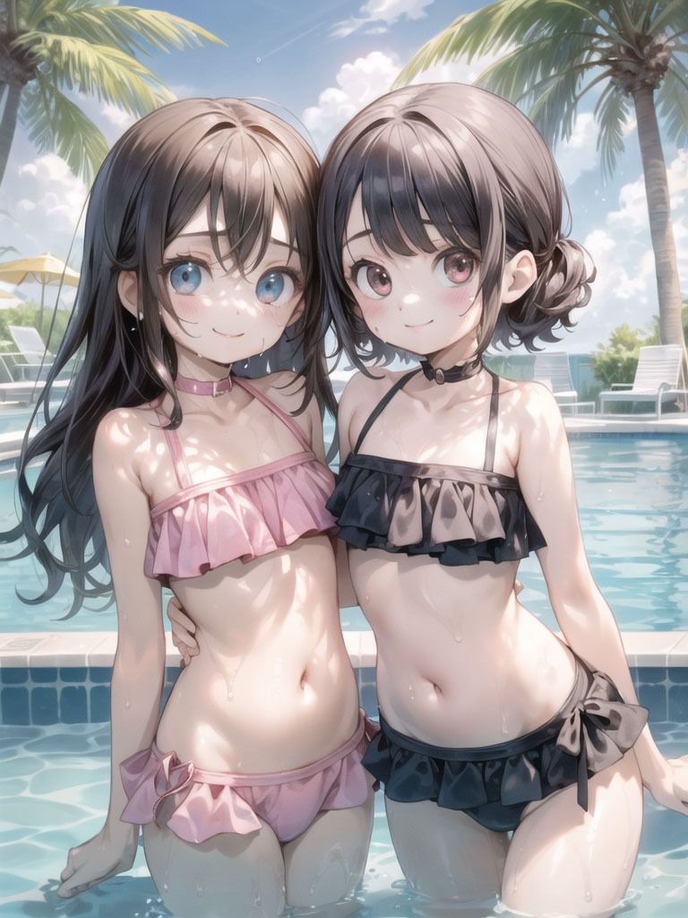 水着 少女 AIイラスト集