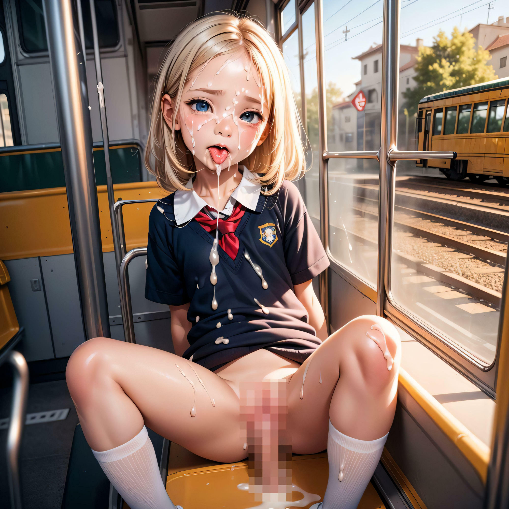 今日もバスで通学姦