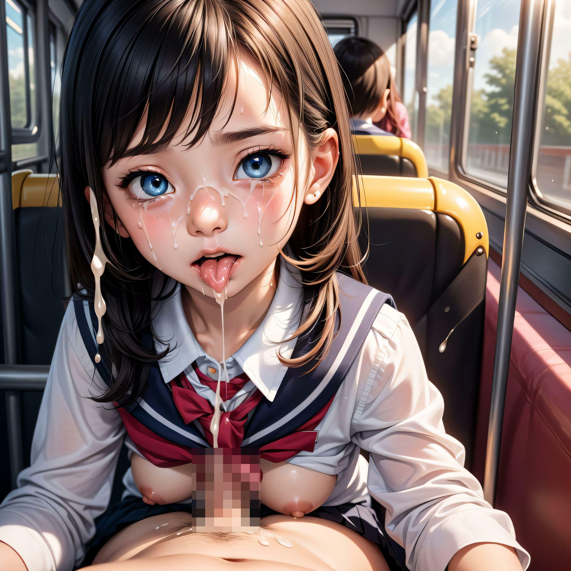 今日もバスで通学姦