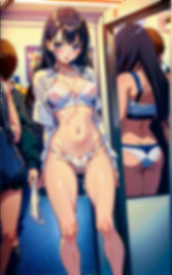 【依存症】Fカップの下着姿で回る・・セックス依存症が電車も暴れる特集