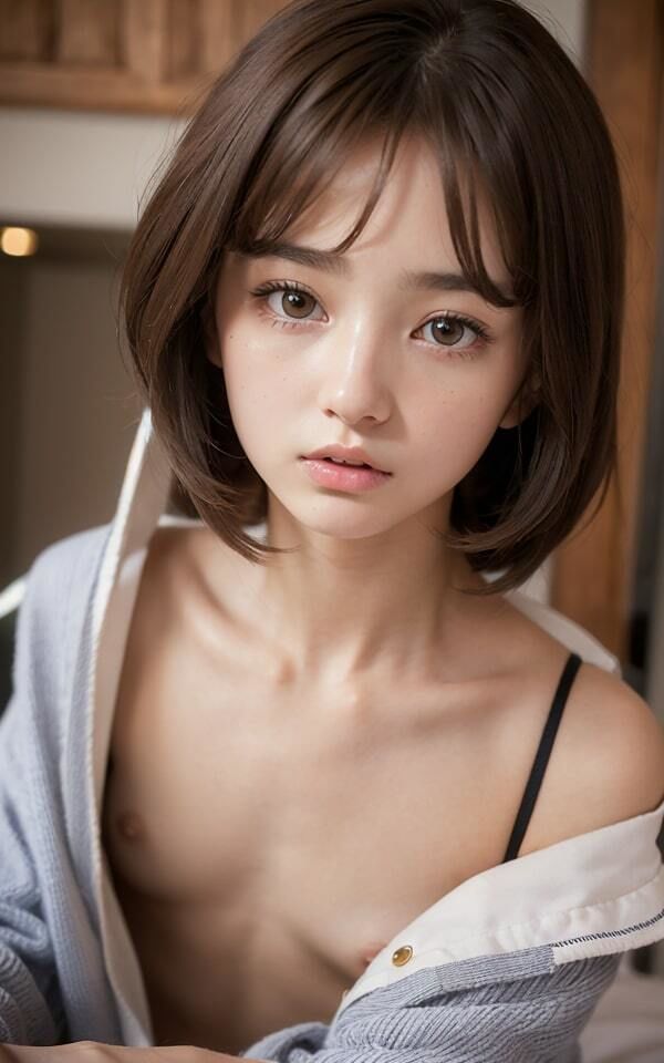 天才的貧乳美少女のセクシー写真
