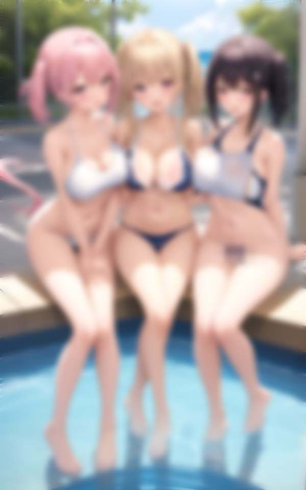 淫乱学園水泳部 スク水ずらして水中即ハメ スケスケ水着が校則