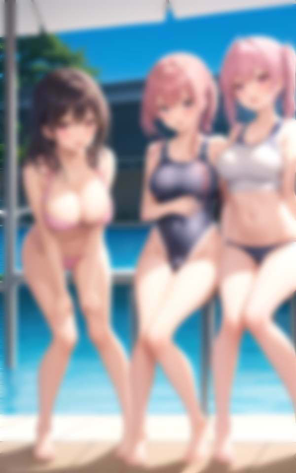 淫乱学園水泳部 スク水ずらして水中即ハメ スケスケ水着が校則