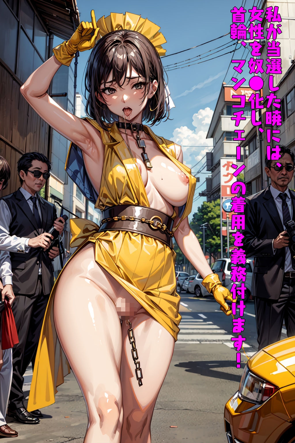 変態選挙活動〜露出しながらドスケベ政策を叫ぶ美人政治家〜