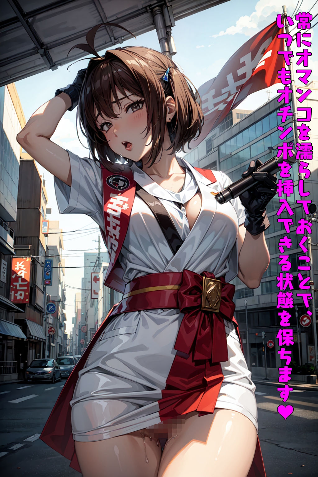 変態選挙活動〜露出しながらドスケベ政策を叫ぶ美人政治家〜