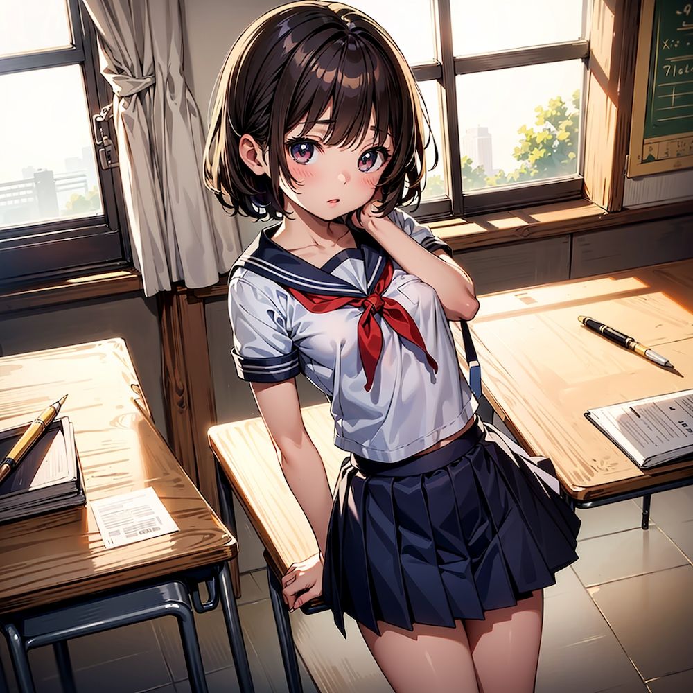 【無料】【FREE】今日もあの娘と教室で 画像90枚