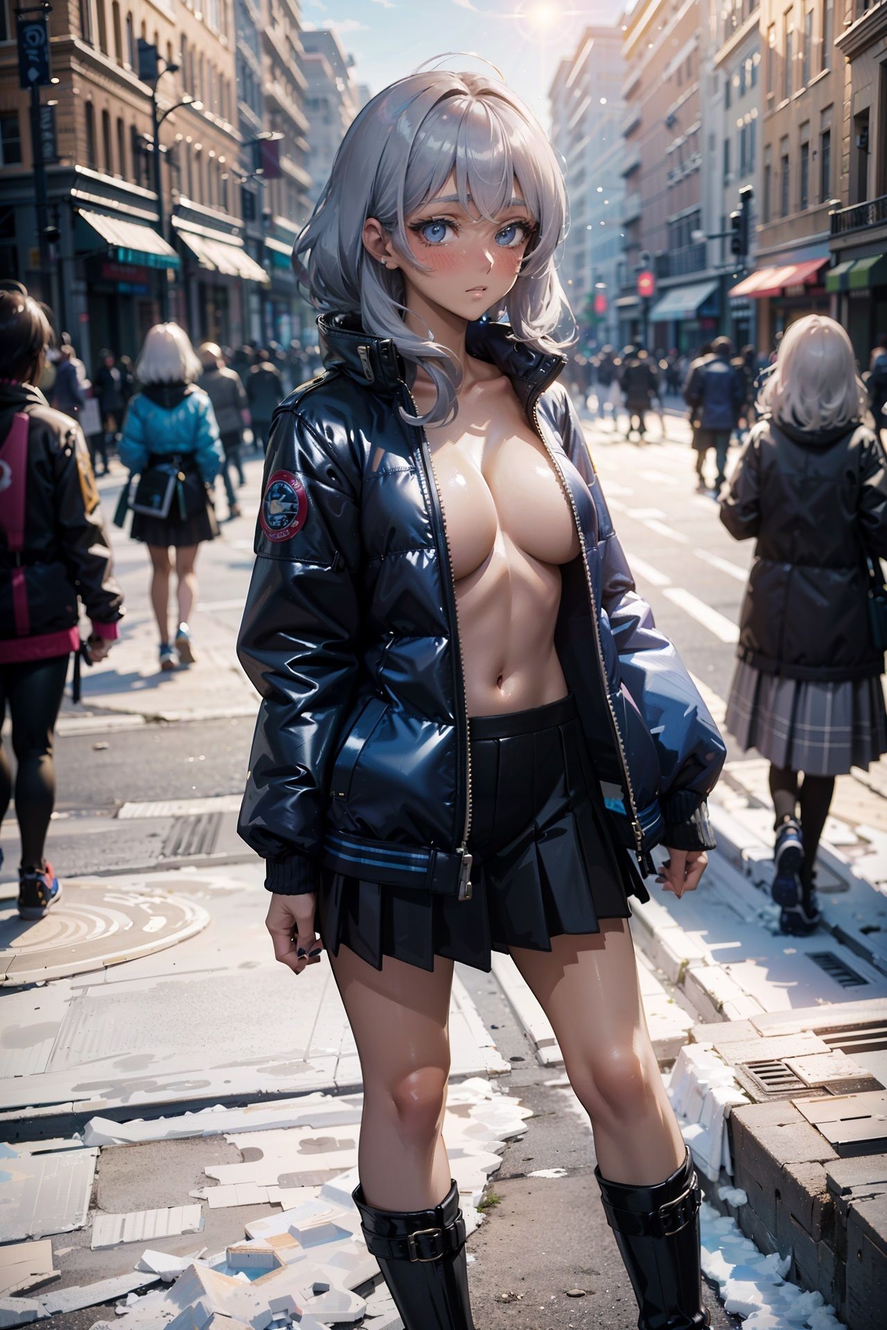 ダウンは薄着がいいんです！！