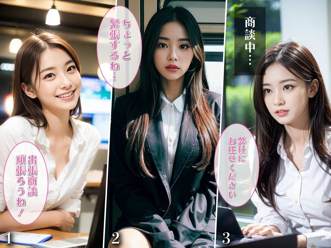 憧れの女上司と出張先のビジネスホテルで二人だけの夜…お酒が入って無防備なスレンダーボディーがあらわに。我慢できずに手を出すと実は渚さんも同じ想いだった！歯止めがきかなくなった二人は、朝が来るまで何度も…